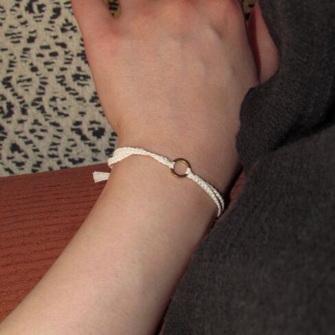 Cotton Daily Thread Bracelet Gift for Mom Girlfriend Boyfriend BF Couple 10.23 inches in Saudi Arabia
