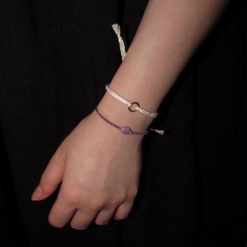 Cotton Daily Thread Bracelet Gift for Mom Girlfriend Boyfriend BF Couple 10.23 inches in Saudi Arabia