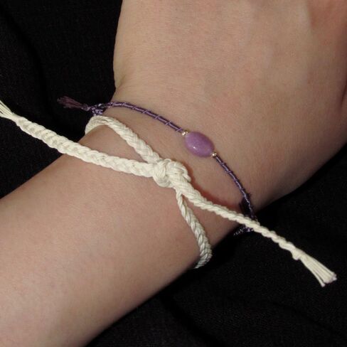 Cotton Daily Thread Bracelet Gift for Mom Girlfriend Boyfriend BF Couple 10.23 inches in Saudi Arabia