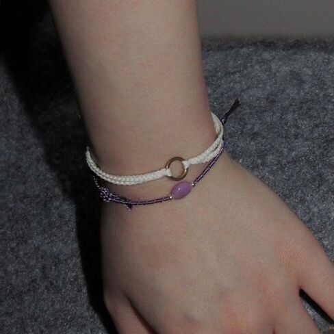 Cotton Daily Thread Bracelet Gift for Mom Girlfriend Boyfriend BF Couple 10.23 inches in Saudi Arabia