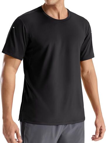 MIER Men's Dry Fit Running T Shirts - Moisture Wicking COOL MAX Short Sleeve Workout Athletic Gym Sports Tee Shirts for Men in Saudi Arabia