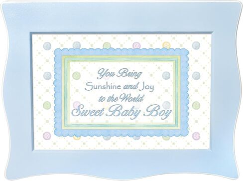Cottage Garden You Bring Sunshine to The World Matte Blue Jewelry Music Box Plays Brahms's Lullaby in Saudi Arabia