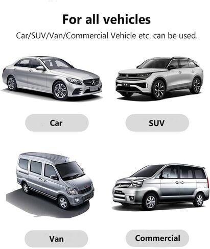 مجموعة من 10 قطع من سلاسل الإطارات، سلاسل الثلج لشاحنات بيك اب سيارات الدفع الرباعي، سلسلة جر الإطارات سريعة التركيب وسهلة التركيب، كابلات ثلج سميكة مضادة للانزلاق في حالات الطوارئ قابلة للتعديل (155-265 مم) in Kuwait