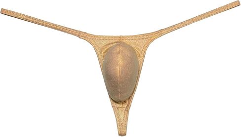 ملابس داخلية رجالية لامعة معدنية على شكل حرف g ملابس داخلية بكيني للرجال ملابس داخلية تانغاس ملابس سباحة ناعمة وقابلة للتمدد على شكل حرف T من الخلف in Kuwait