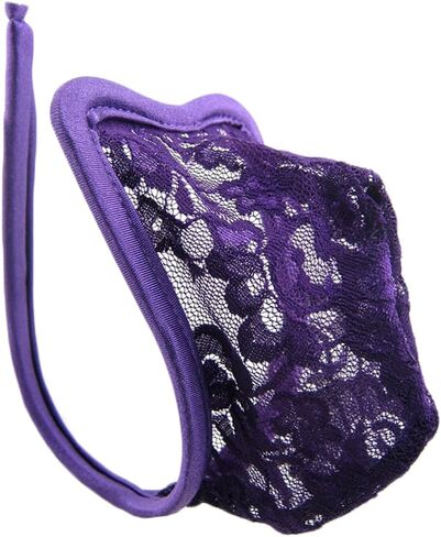 Mens C-String G Lingerie Sexy Lace Underwears T Back Half Thongs Bulge Pouch U Convex Ultra-thin Bikini Thong in Saudi Arabia