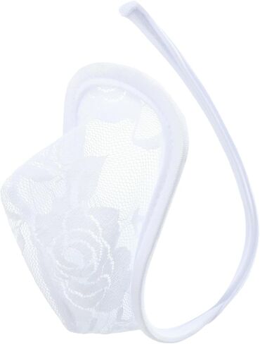 Mens C-String G Lingerie Sexy Lace Underwears T Back Half Thongs Bulge Pouch U Convex Ultra-thin Bikini Thong in Saudi Arabia