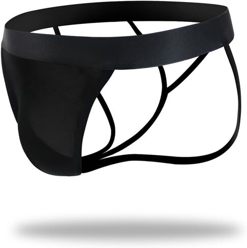 Men’s Jockstrap Underwear – Athletic Supporter Thong Styles with Elastic Waistband, U-Convex Pouch, Strappy Open-Back Design in Saudi Arabia