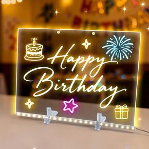 Lumiboard Led Drawing Board,Led Drawing Board,Glowing Acrylic Dry Erase Board with Light,Lumiboard Led Drawing,4 Modes & 7 Colors& 7 Markers(13.8 * 9.8 Inches) in Kuwait