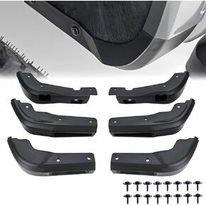 يناسب حذف رفرف الطين 2019-2025 جي إم سي سييرا 1500 2WD/4WD | رفرف الطين الأمامي والخلفي لملحقات جي إم سي سييرا 1500 2019-2025 وكلاسيك | مع تعليمات ثلاثية الأبعاد و16 * برغي in Kuwait