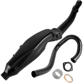 Caltric Exhaust Muffler w/Pipe Gasket Compatible with Yamaha Warrior 350 YFM350X 1987-2004 in Saudi Arabia