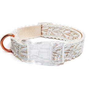 Dog Collar and Leash Set, Cotton Lace Handmade 4-5 FT Adjustable Comfortable Unique Collars and Leashes for Small Medium Large Dogs in Kuwait