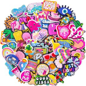 Puideon 32pcs سحر الأحذية الشاطئ الصيف، لطيف هاواي PVC سحر الديكور الأحذية لسد الصنادل أكياس سوار، سحر الأحذية للنساء الرجال البالغين الأطفال الفتيات الفتيان المراهقين الصيف حزب صالح in Kuwait