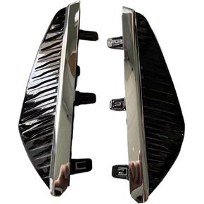 Auto Left or Right Front Bumper Fog Light Air Vent Intake Frame Grille,Compatible With Nissan Sentra 2023 2024(Black Silver LR) in Saudi Arabia