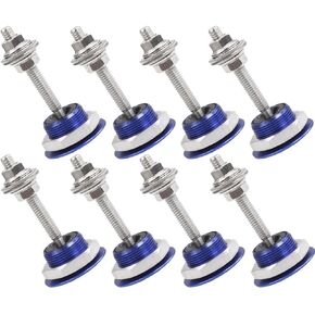 4 قطع دبابيس غطاء مزلاج سريع، مصد مزلاج قفل سريع التحرير، قطر 1.25 بوصة، دبابيس غطاء محرك السيارة من الألومنيوم العالمي، غطاء محرك السيارة، غطاء لوحة الترخيص، مشبك زر الضغط (أزرق، 4) in Kuwait