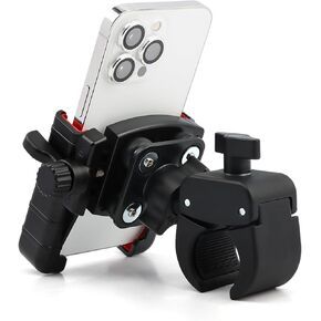 Motorcycle Phone Mount Holder, 3rd-Gen Anti Vibration Ultra-Stable E-Bike Handlebar Cell Phone Holder with Secure Lock, Anti Shake Mot-orbike Phones Holder for 4.7-7'' Phones in Kuwait