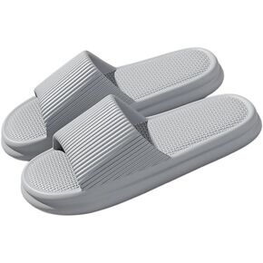 House Slides for Women Men,Soft Comfy Pillow Slippers,Quick Dry Non-Slip Thick Sole Indoor Bathroom Shower Beach Sandals in Kuwait