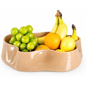 Modern Glass Decorative Bowl for Kitchen & Home Decor – Handmade Unique Design Key Bowl for Entryway Table, Living Room, Premium Candy Bowl, Fruit Bowl for Kitchen Counter in Saudi Arabia