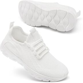 Walking Shoes for Men Women Tennis Running Non Slip Work Shoes Ultralight Slip on Workout Gym Sports Sneakers Unisex in Kuwait