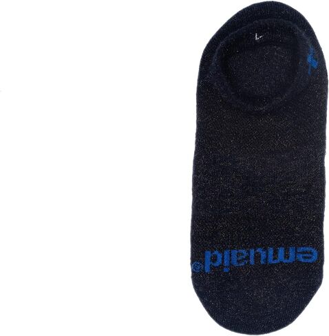 emuaid Ionic Silver Socks – Silver Fiber Blend, Moisture-Wicking & Odor Control, One Pair – Navy & Gray in Saudi Arabia