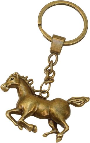 Vintage Western Horse Key Chain for Women/Men, 2026 Year of the Horse Keychain, Zinc Alloy Cowboy/Cowgirl Key Chain, Chinese Zodiac Charm for Car Decor/Party Favors Hanging Pendant in Saudi Arabia