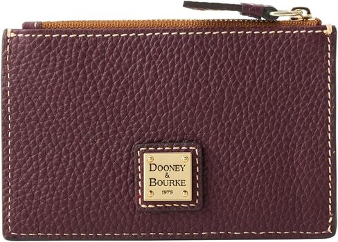 Dooney & Bourke Pebble Grain Zip Credit Card Case in Saudi Arabia