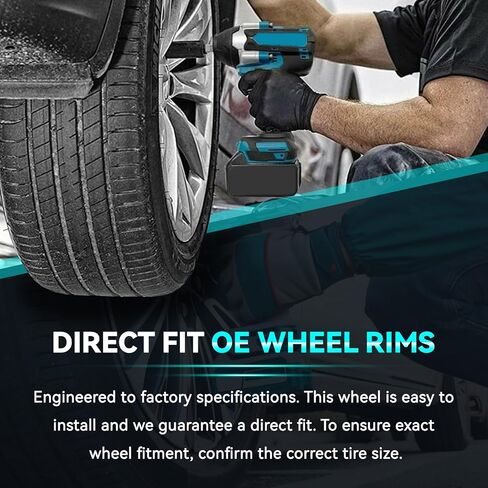 16Inch 16x6.5 inch Silver Replacement Aluminum Alloy Wheel Rims Fit for 2016 2017 2018 2019 Nissan Sentra, ALY62756U20N, Direct Fit Replacement OEM Wheel Rim in Kuwait