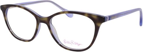 Lilly Pulitzer Bobbie LA Eyeglasses Women's Lavender/Tortoise Optical Frame 49mm in Saudi Arabia