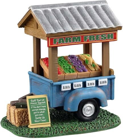 Lemax Farm Fresh Vegetable Trailer #13565 in Saudi Arabia