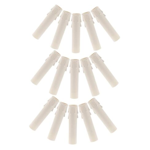 Happyyami 15pcs Chandelier Candle Sleeves Plastic Covers for Non-Electric Chandelier Votive Candle Holders Bulk in Saudi Arabia