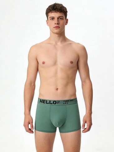 Men's Underwear Cotton Boxer Briefs, 7-Pack, Moisture Wicking Quick-Dry Cotton Underwear for Men Multipack in Kuwait