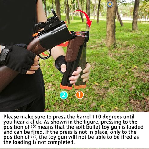 Soft Bullet Toy Shotgun with Realistic Shell Ejecting Design Foam Blaster Toy Guns for Indoor and Outdoor Playing Gifts for Kids Adult (Brown) in Kuwait