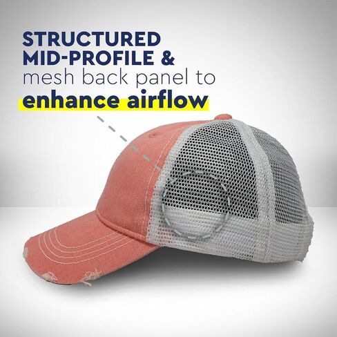 Ponytail Cap Women's Baseball Cap Embroidered Lacrosse Stick Mom Gold Embroidery Cotton in Saudi Arabia