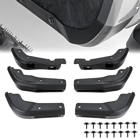 يناسب حذف رفرف الطين 2019-2025 جي إم سي سييرا 1500 2WD/4WD | رفرف الطين الأمامي والخلفي لملحقات جي إم سي سييرا 1500 2019-2025 وكلاسيك | مع تعليمات ثلاثية الأبعاد و16 * برغي in Kuwait