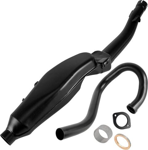 Caltric Exhaust Muffler w/Pipe Gasket Compatible with Yamaha Warrior 350 YFM350X 1987-2004 in Saudi Arabia
