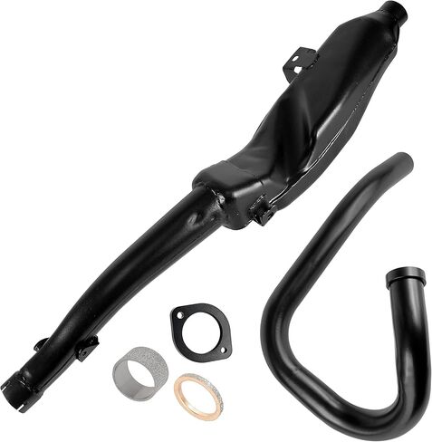 Caltric Exhaust Muffler w/Pipe Gasket Compatible with Yamaha Warrior 350 YFM350X 1987-2004 in Saudi Arabia