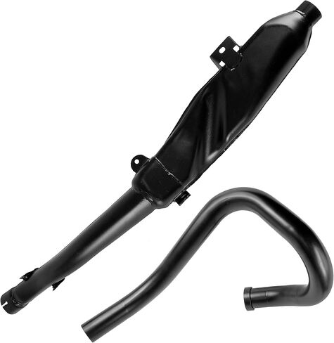 Caltric Exhaust Muffler w/Pipe Gasket Compatible with Yamaha Warrior 350 YFM350X 1987-2004 in Saudi Arabia