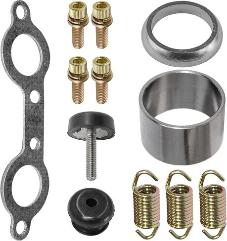 Caltric Complete Exhaust Muffler Silencer Kit Compatible with Polaris RZR S 800 EFI 2009 2010 2011 2012 2013 2014 in Saudi Arabia