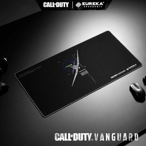 EUREKA ERGONOMIC & Call of Duty Vanguard Pacific Theater Gaming Mouse Pad, Extended XXL Large Black Home Office PC Computer Desk Accessories Keyboard Mousepad Mat w/Non-Slip Rubber Base Stitched Edge in Kuwait