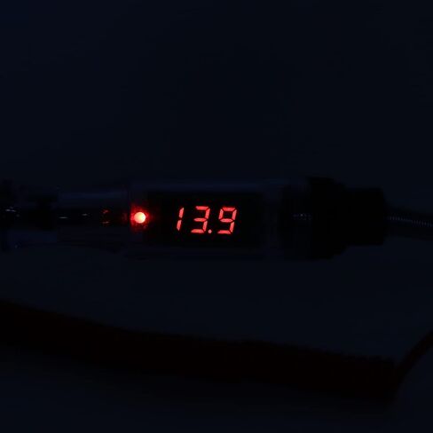 جهاز اختبار الدائرة الكهربائية 6 فولت 12 فولت 24 فولت، ضوء اختبار السيارات مع شاشة LED وكابل مرن طويل، مشبك التمساح ومسبار الثقب لتشخيص الصمامات الكهربائية لشاحنة السيارة البحرية in Saudi Arabia