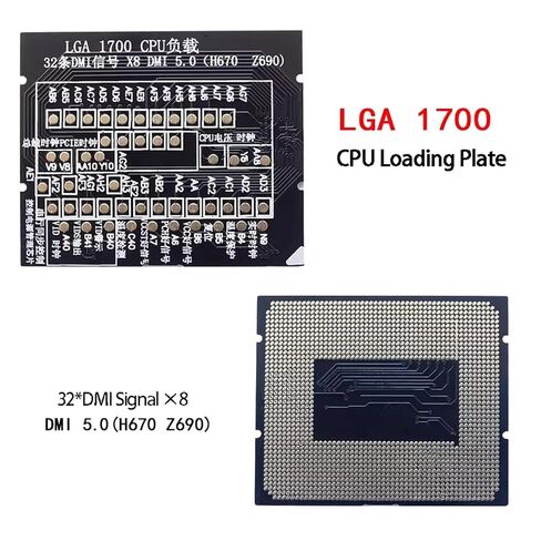 جهاز اختبار مقبس وحدة المعالجة المركزية LGA1700 لسطح المكتب محلل تشخيصي تحميل الدمى حمولة وهمية مع مؤشرات LED للوحات الأم in Kuwait