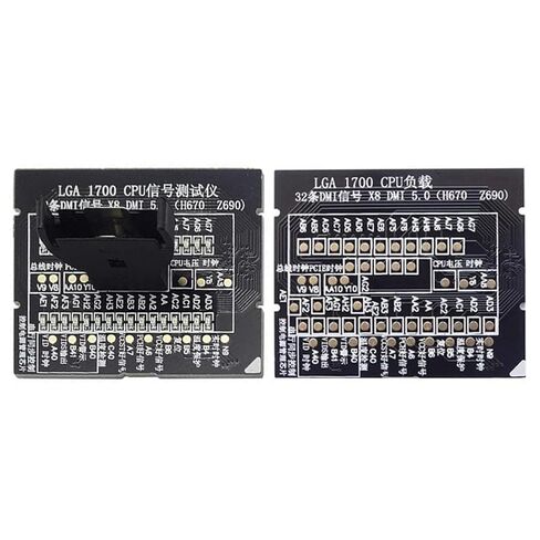 جهاز اختبار مقبس وحدة المعالجة المركزية LGA1700 لسطح المكتب محلل تشخيصي تحميل الدمى حمولة وهمية مع مؤشرات LED للوحات الأم in Kuwait