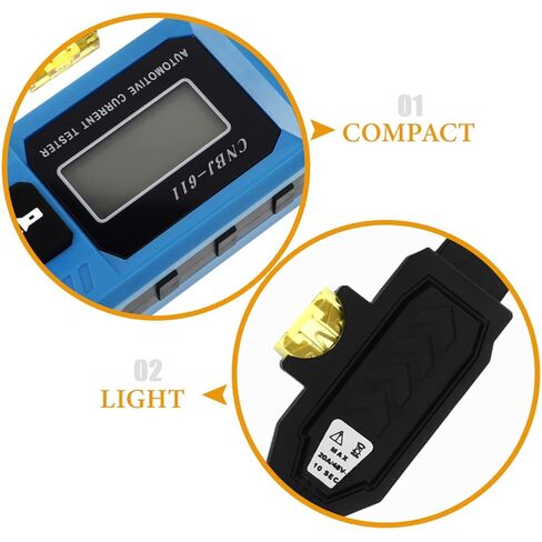 Automotive Fuse Tester Digital for Accurate Measurements Dark Detection for Vehicle Faults Essential Tool for Car Electrical Troubleshooting in Saudi Arabia