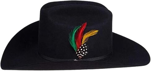 قبعات Stetson 6X مسبقة الصنع باللون الأسود مقاس 4 بوصات قبعة رعاة البقر باللون الأسود مقاس 4 بوصة باللون الأسود 75/8 in Saudi Arabia