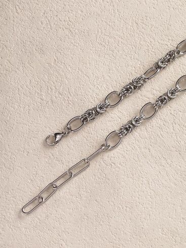 Sacina Silver-tone Chunky Spike Choker Necklace, Gothic Emo Punk Grunge Necklace, Goth Jewelry, Christmas Jewelry Gift for Women in Saudi Arabia