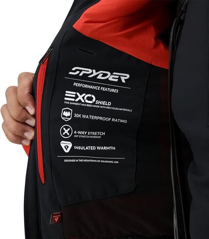 Spyder M VANQYSH JKT (للرجال)، أبيض/أبيض، مقاس XX-Large in Saudi Arabia