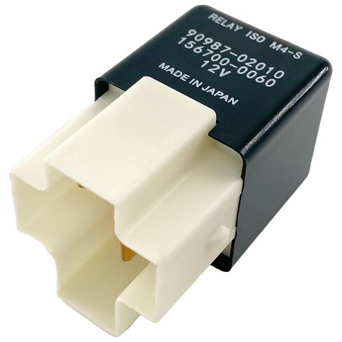 2-Pack 90987-02010 & 156700-0060 Relay - 30A 12VDC 4-Pin SPST Automotive Relay - Compatible with Toyota Camry (2010-2020) for Corolla (2014-2020) - Fixes Fuel Pump, Ignition & P0641/B1455 Errors in Saudi Arabia