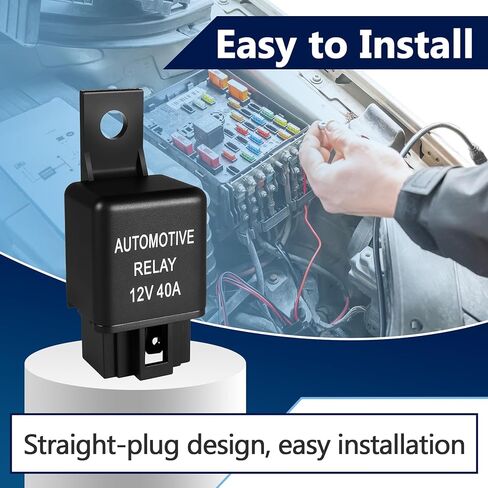 3 قطع FLS821 مرحل يناسب مكيف هواء السيارات ومصباح الضباب، 4 دبوس 12 فولت 40 أمبير مرحل عالي التحمل in Kuwait