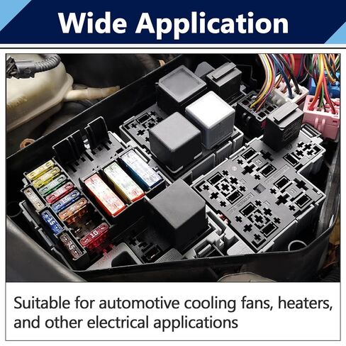 3 قطع FLS821 مرحل يناسب مكيف هواء السيارات ومصباح الضباب، 4 دبوس 12 فولت 40 أمبير مرحل عالي التحمل in Kuwait
