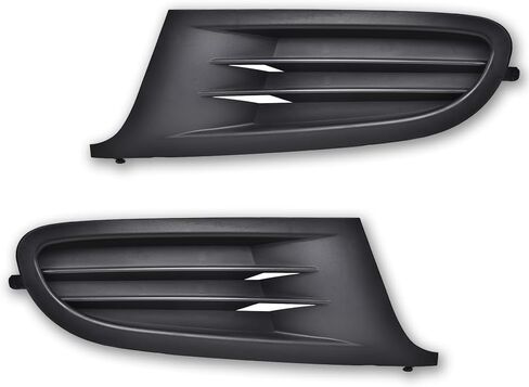 زوج أغطية مصابيح الضباب باللون البرتقالي الكبير، متوافق مع Volkswagen Golf 2010-2014، VW1039118 VW1038118، قطعتان من غطاء مصباح الضباب الأسود من جانب السائق والراكب in Kuwait