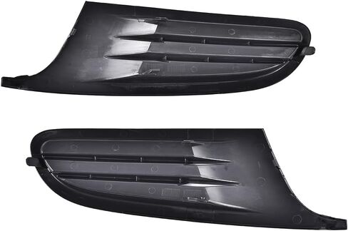 زوج أغطية مصابيح الضباب باللون البرتقالي الكبير، متوافق مع Volkswagen Golf 2010-2014، VW1039118 VW1038118، قطعتان من غطاء مصباح الضباب الأسود من جانب السائق والراكب in Saudi Arabia